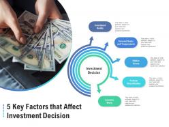 5 key factors that affect investment decision