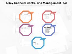 5 key financial control and management tool