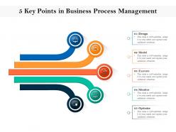 5 key points in business process management