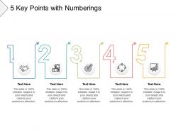 5 key points with numberings