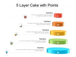 5 layer cake with points
