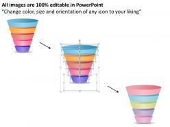 33090476 style layered funnel 5 piece powerpoint presentation diagram infographic slide