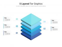 5 layered tier graphics