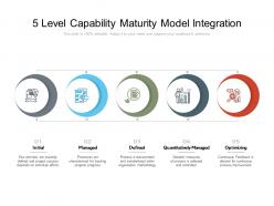 5 level capability maturity model integration
