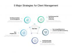5 major strategies for client management