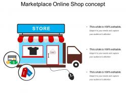 5 marketplace online shop concept