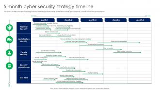 5 Month Cyber Security Strategy Timeline