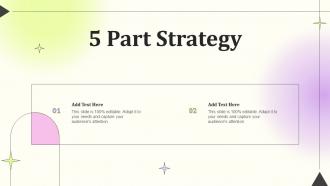 5 Part Strategy Ppt Powerpoint Presentation Gallery Grid