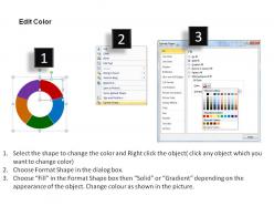 5 parts circle diagram ppt slides presentation diagrams templates powerpoint info graphics