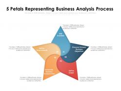 5 petals representing business analysis process