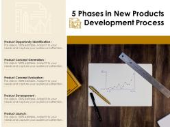 5 phases in new products development process