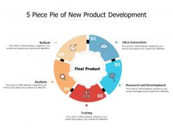 5 piece pie of new product development