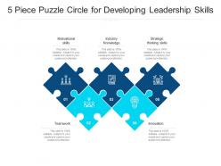 5 Piece Puzzle Circle For Developing Leadership Skills