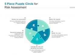 5 piece puzzle circle for risk assessment