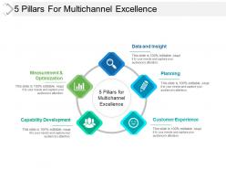 5 pillars for multichannel excellence example of ppt