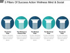5 pillars of success action wellness mind and social
