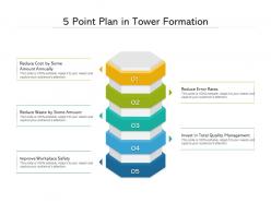 5 Point Plan In Tower Formation