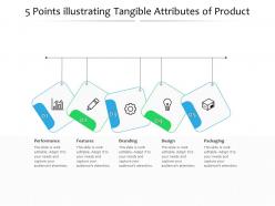5 points illustrating tangible attributes of product