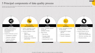 5 Principal Components Of Data Quality Process