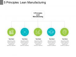 5 principles lean manufacturing ppt powerpoint presentation ideas example cpb
