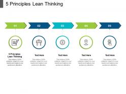 5 principles lean thinking ppt powerpoint presentation infographic template portfolio cpb
