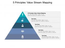 5 principles value stream mapping ppt powerpoint presentation gallery diagrams cpb