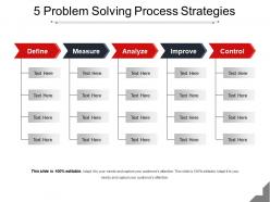 5 problem solving process strategies powerpoint images
