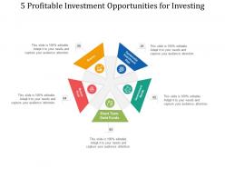 5 profitable investment opportunities for investing
