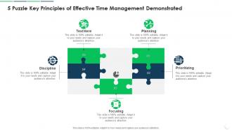 5 Puzzle Key Principles Of Effective Time Management Demonstrated