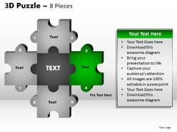 56832012 style puzzles mixed 8 piece powerpoint presentation diagram infographic slide