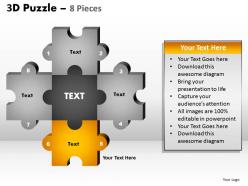 56832012 style puzzles mixed 8 piece powerpoint presentation diagram infographic slide