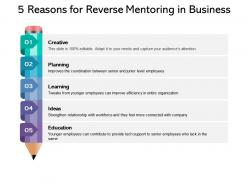 5 reasons for reverse mentoring in business