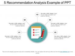 5 recommendation analysis example of ppt