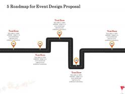 5 roadmap for event design proposal ppt powerpoint presentation gallery portfolio