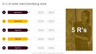 5 Rs Of Retail Merchandising Store Retail Merchandising Best Strategies For Higher