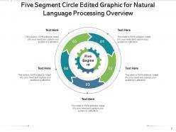 5 segment circle edited social media business products market research