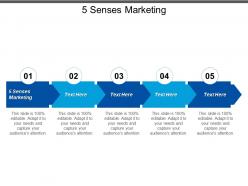 5 senses marketing ppt powerpoint presentation file demonstration cpb