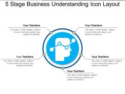 5 stage business understanding icon layout