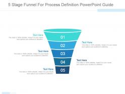 5 stage funnel for process definition powerpoint guide