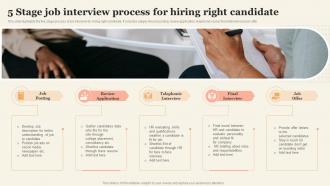 5 Stage Job Interview Process For Hiring Right Candidate