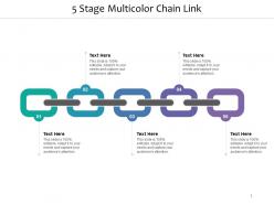 5 stage multicolour chain link