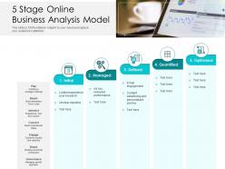 5 stage online business analysis model