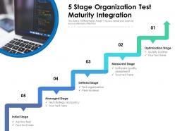 5 stage organization test maturity integration