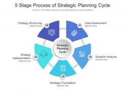 5 stage process of strategic planning cycle