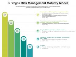 5 stage risk management maturity model