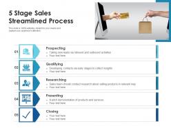 5 stage sales streamlined process
