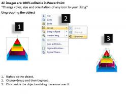45491166 style layered pyramid 5 piece powerpoint presentation diagram infographic slide