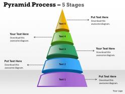84005792 style layered pyramid 5 piece powerpoint presentation diagram infographic slide