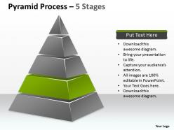 26886964 style layered pyramid 5 piece powerpoint presentation diagram infographic slide