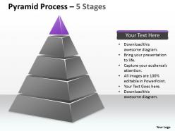 26886964 style layered pyramid 5 piece powerpoint presentation diagram infographic slide